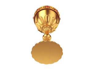 golden chalice Modelo 3D