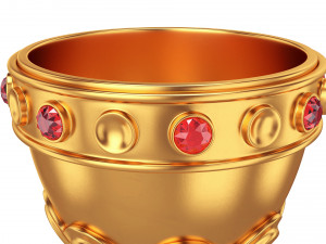 golden chalice Modelo 3D