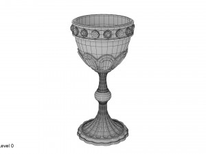 golden chalice Modelo 3D