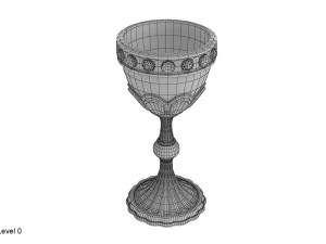 calice d'oro Modello 3D