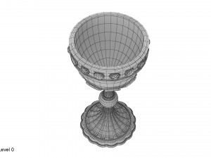 golden chalice Modelo 3D
