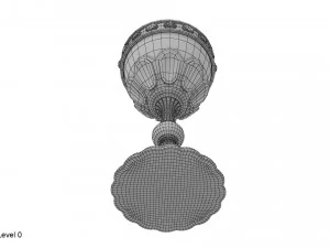 calice d'oro Modello 3D