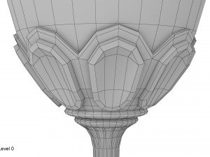 golden chalice Modelo 3D