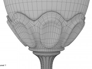 golden chalice Modelo 3D
