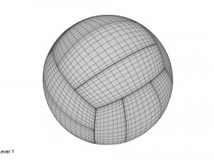 volleyball ball 3D Model
