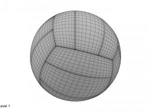 volleyball ball 3D Model