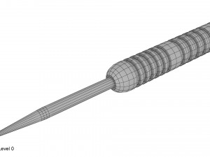 dartboard and darts 3D Model