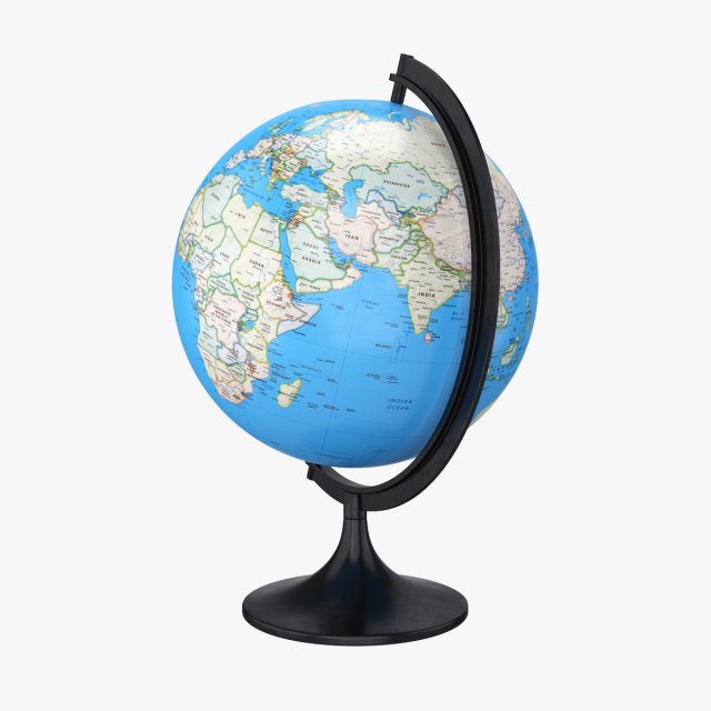 globe Model 3D .c4d .max .obj .3ds .fbx .stl .blend 