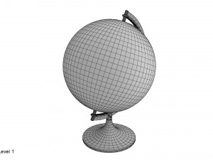 globe Model 3D