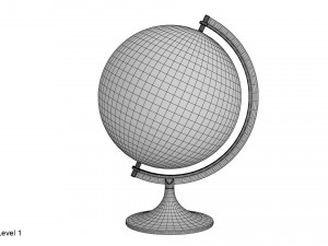 globe Model 3D