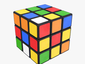 루빅스 큐브 3D 모델