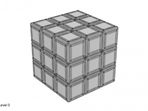 rubiks cube Modèle 3D