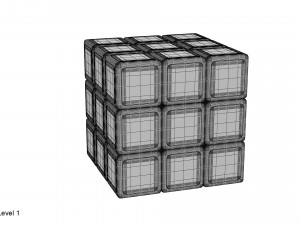 rubiks cube Modèle 3D