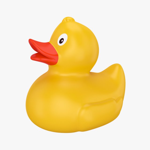 rubber duck 3D Model .c4d .max .obj .3ds .fbx .stl .blend 