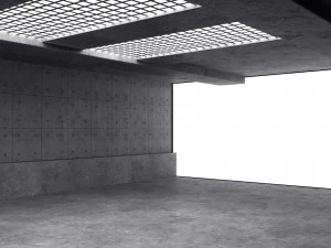 puste wnętrze pokoju 01 Model 3D