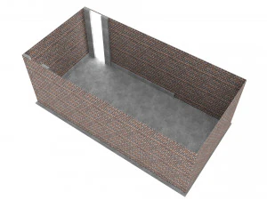 empty room interior 02 3D Model