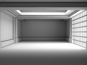 empty room interior 03 3D Модель
