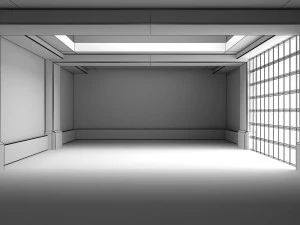 empty room interior 03 3D Model