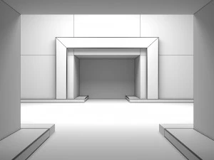 puste wnętrze pokoju 04 Model 3D