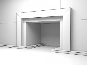 puste wnętrze pokoju 04 Model 3D