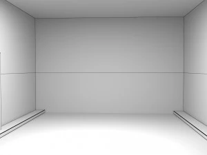 puste wnętrze pokoju 04 Model 3D