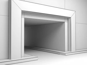 puste wnętrze pokoju 04 Model 3D