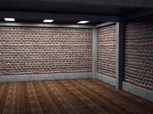 interno della stanza vuota 05 Modello 3D