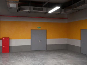 parking podziemny Model 3D