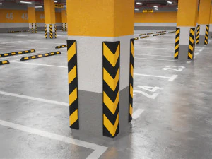 parking podziemny Model 3D