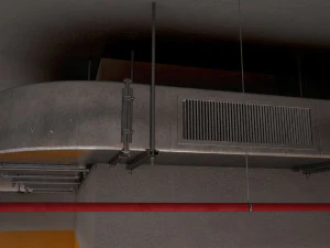 parking podziemny Model 3D