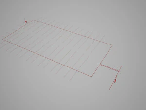 parking podziemny Model 3D