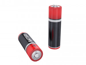 battery aa 3D 模型