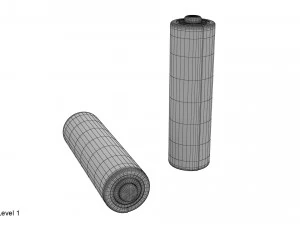 bateria aa Model 3D