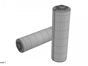 bateria aa Model 3D