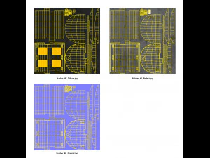 bad&eacute;n Modelo 3D