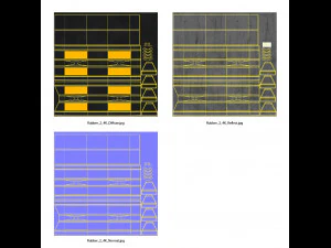 blocco di parcheggio Modello 3D