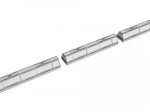 blocco di parcheggio Modello 3D
