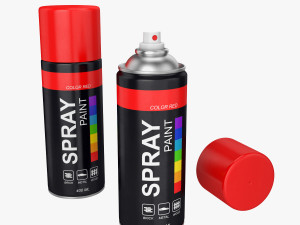 spray paint can 3D मॉडल