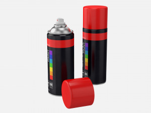 spray paint can 3D 模型