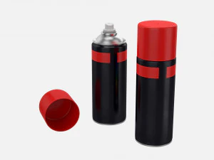 kaleng cat semprot Model 3D