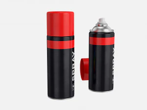 kaleng cat semprot Model 3D