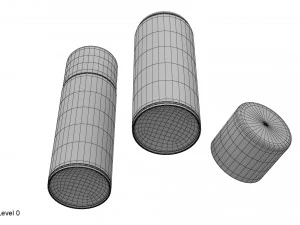 kaleng cat semprot Model 3D