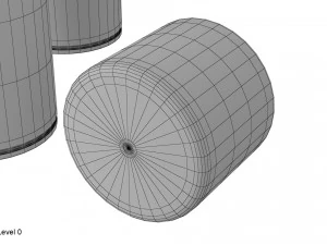 kaleng cat semprot Model 3D