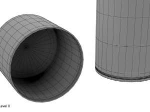 kaleng cat semprot Model 3D