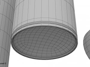 kaleng cat semprot Model 3D