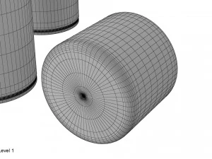 kaleng cat semprot Model 3D