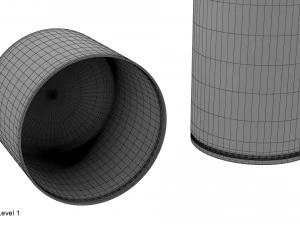 kaleng cat semprot Model 3D