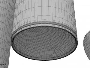 kaleng cat semprot Model 3D