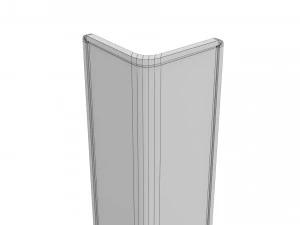 protezione angolare in gomma Modello 3D