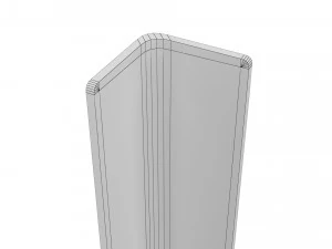 protezione angolare in gomma Modello 3D